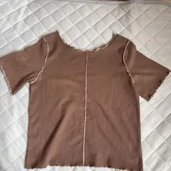 半袖Tシャツ ブラウン フリーサイズのサムネイル