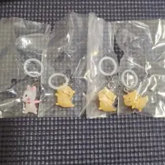 おじゃる丸　めじるしアクセサリー　公ちゃん 3個ニコリン坊1個計４体セット