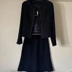 UNTITLED ノーカララメ　ツイード　セットアップ[クリーニング済み]