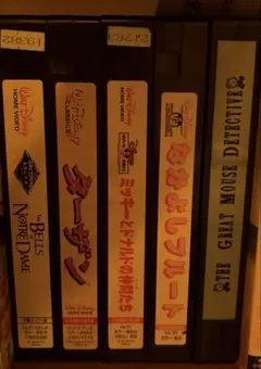 VHS ビデオテープ 5本セット