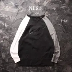 NIKE トレーナー スウェット　ラグラン　ビッグスウォッシュ