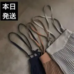新品未使用タグ付きアメリヴィンテージプリーツスカートサス付オフィス綺麗め上品