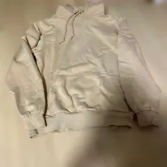 クリーム色フード付きパーカー XS H＆M