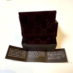 Gucci GGパターン ベルベット ギフトボックス