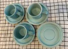 4th-market stilk カップ＆ソーサー 3客セット+ソーサー1枚