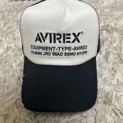 AVIREX メッシュキャップ ブラック ホワイト