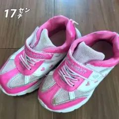 17㌢　X-LIGHT キッズシューズ ピンク/ホワイト