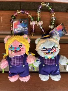 USJ マスコットキーチェーン2個セット ハミクマロリー&ポップ