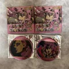 ジョジョの奇妙な冒険　アニメ10周年記念展　場面写缶バッジ　ドッピオ&ディアボロ