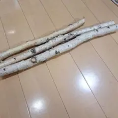 天然白樺の枝 3本セット太さ４センチ程