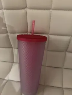 ロゴコールドカップタンブラーネオンピンク710ml スタバ スターバックス