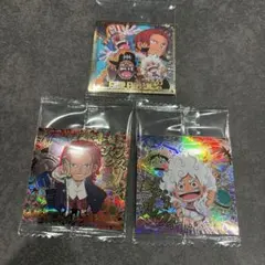 ワンピースウエハース　四皇、シャンクス、ルフィ