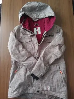 Scream スノーボードウェア 子ども用 グレー/赤