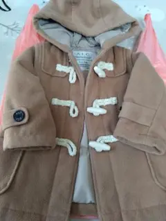 ★アプレレクール ベージュ ダッフルコート フード付き★