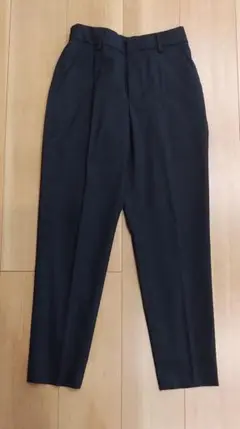 新品未使用 COMME CA DU MODE スラックス 7 黒 イタリア生地