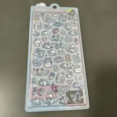 うさぎ　みずいろ　ボンボンドロップシール