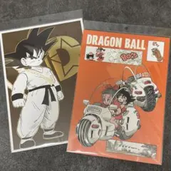 【限定】ジャンプショップ 神保町 DRAGON BALL 箔押しカード2枚セット