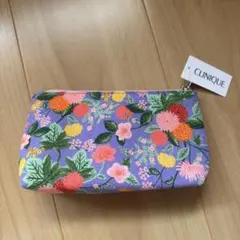 クリニーク 花柄 ポーチ　新品未使用のサムネイル