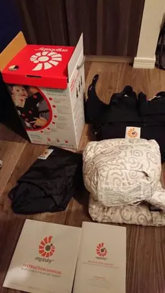 抱っこ紐 オプション付き(乳幼児カバー、レインカバー)