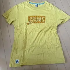 CHUMS パズルデザイン Tシャツ イエロー