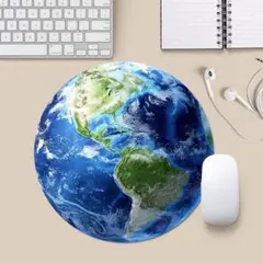 マウスパッド　地球　惑星　パッド　パット マット パソコン　pc イラスト