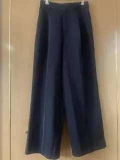 90s Ralph Lauren USA製ワイドスラックス ネイビー バギー - メルカリ