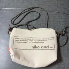 新品未使用 niko and... ミニポーチ ショルダー