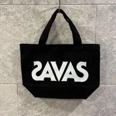 SAVAS 黒　ブラック　ミニトート　ミニトートバック　ミニトートバッグ