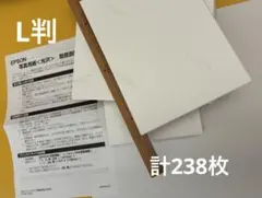 エプソン　L判　光沢写真印刷用紙　238枚