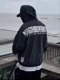 NEIGHBORHOOD ハーフジップナイロンジャケット ネイバーフッド 新品