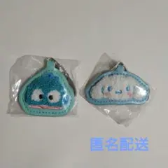 サンリオ キャラクター　サガラ刺繍 キーホルダー ハンギョドン＆シナモロールＢ