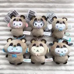 サンリオキャラクターズ どうぶつ着ぐるみマスコット　たぬき編