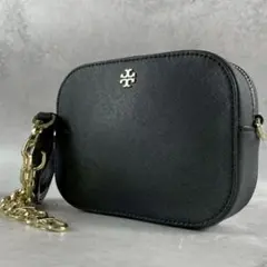 ✨極美品✨トリーバーチ ショルダーバッグ 2way ナイロン レザー ブラック ☆美品☆トリーバーチ 2way ショルダーバッグ ブラック ナイロン