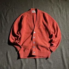 80s-90s Vintage Leisure wear ウールカーディガン