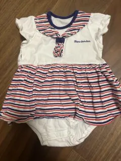 moujonjon ロンパース　マリンコーデ　80