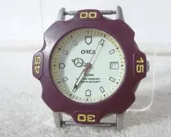 不動品　maruman　ORCA　クォーツ腕時計　メンズ　OR81　訳ありのサムネイル