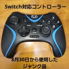ジャンク品　Nintendo Switch コントローラー ブラック/ブルー