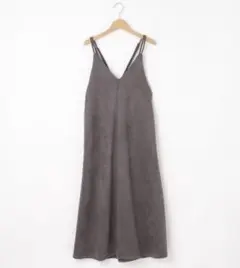 coenフェイクスエードキャミワンピース　ブラウン