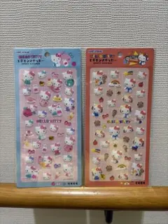 エポキシステッカー　キティ　ハローキティ　シール　サンリオ　2枚セット
