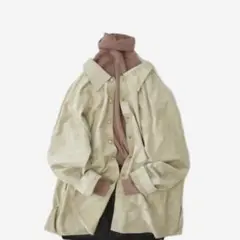 スエード調◎幾何学模様のロングジャケット♡フォロ割-¥200