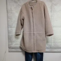【たーさん専用】【美品】ベージュ ボア　フリース ジャケット