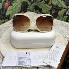 Chloe】クロエ ヴィンテージ ビッグフレーム サングラス CE2119 - メルカリ