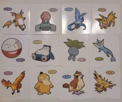 ポケモンパンシール デコキャラシール 217弾 12種