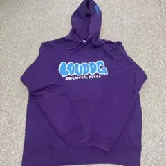 LOUDOG 紫色 パーカー Lサイズ