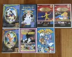 DVD 7枚セット　トムとジェリー　シンデレラ　白雪姫他　おまけ付き♪