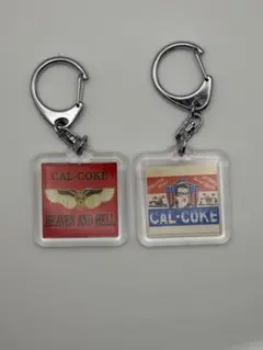 激レア当時物】CAL-COKE カルコーク キーホルダー 2個セット - メルカリ