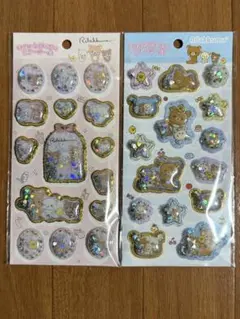 リラックマ シール キラッとぷくぷくエアーシール