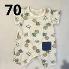Lee パイナップル柄ロンパース