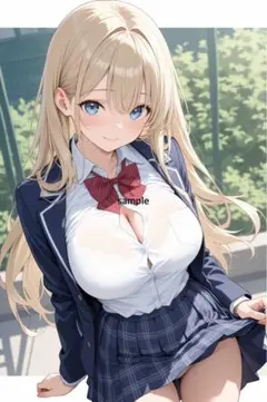 m1062 AIイラスト　かわいい　A4ポスター