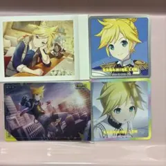 プロセカ　鏡音レン　まとめ売り4点　パシャこれ、ウエハースカード、スクエアシール